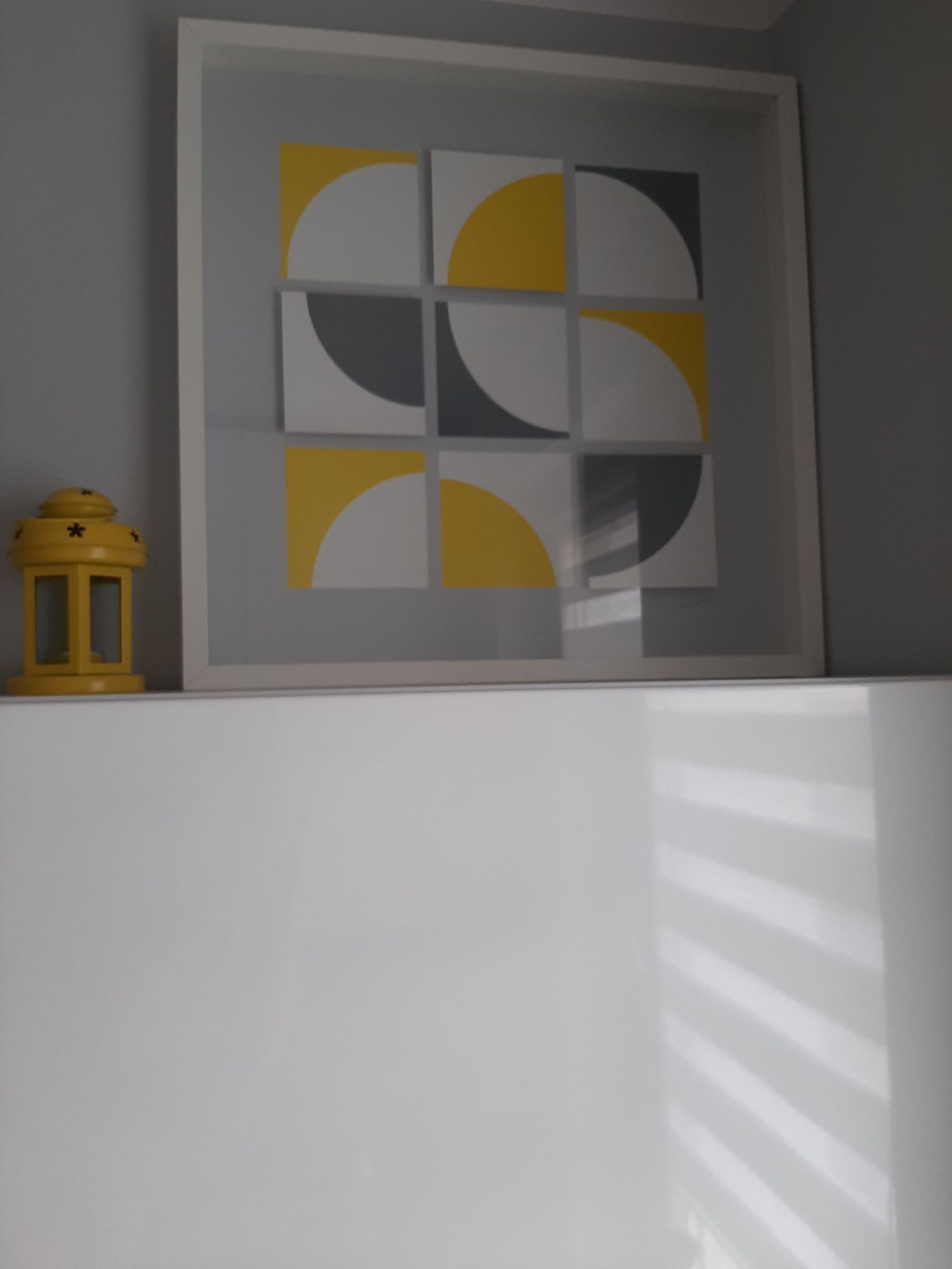 Obraz Ikea Olunda i dodatki kolor żółty Święta