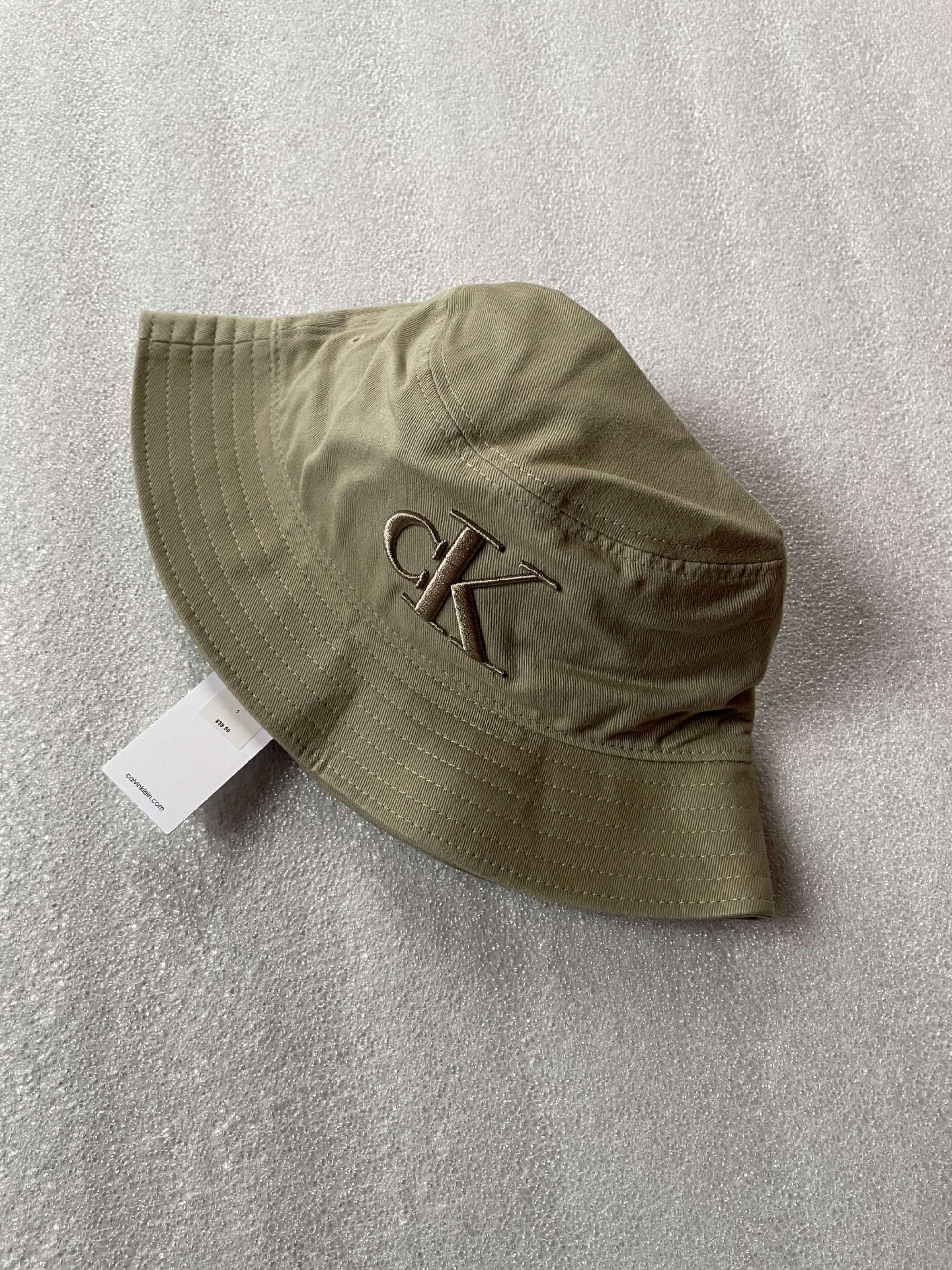 Новая шапка - панама calvin klein (ck twill logo bucket hat) с америки