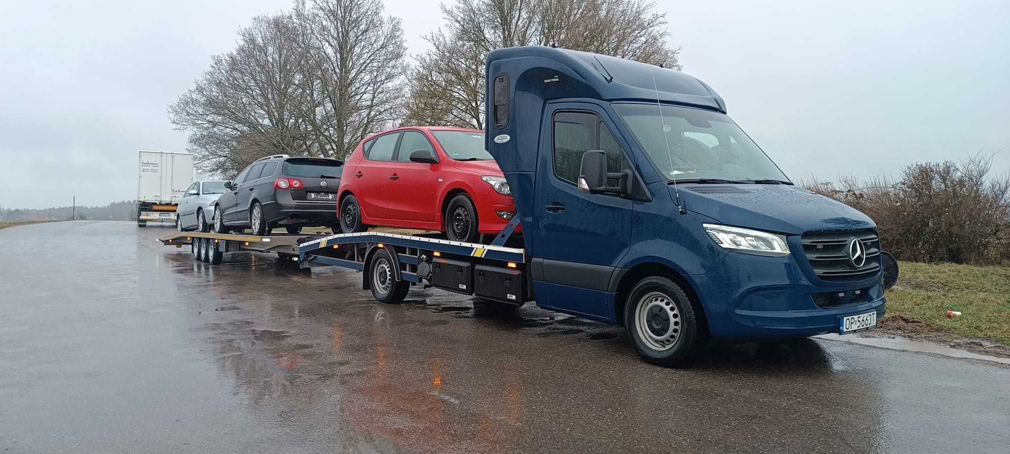 Transport Samochodów na Lawecie Cała EU . Transport z Niemiec