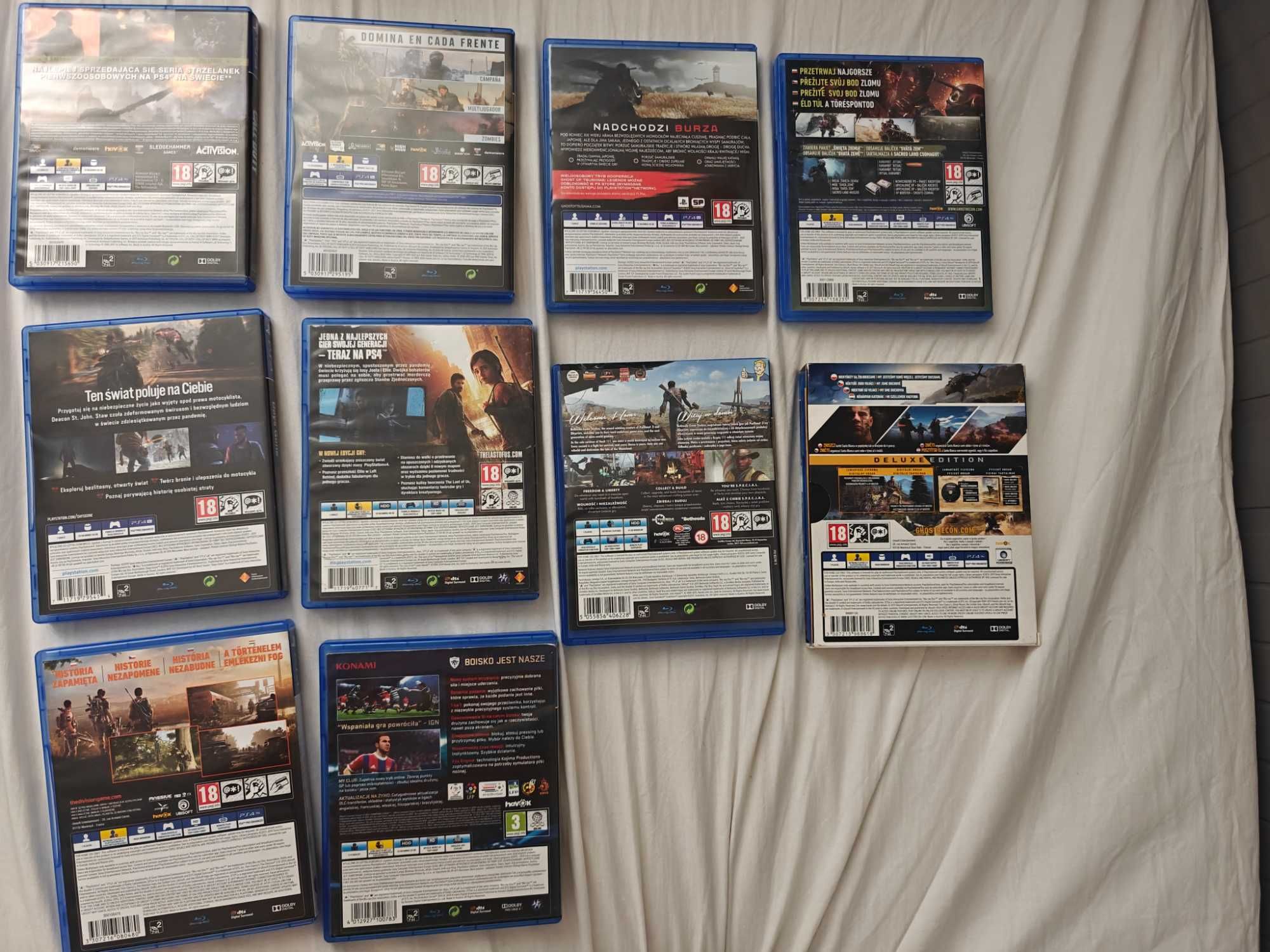 PS4 , Assassin's,call of duty,days gone,the last of us.