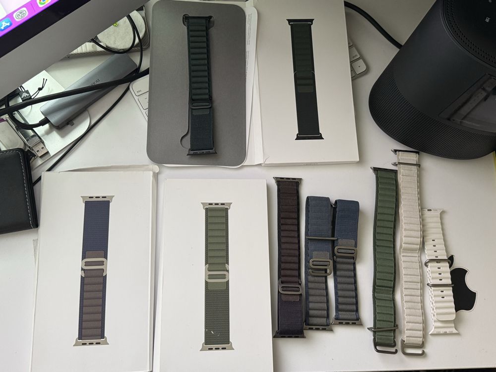 Ocean Band, Alpine Loop, Trail Loop ріменці Apple Watch Ultra 49mm