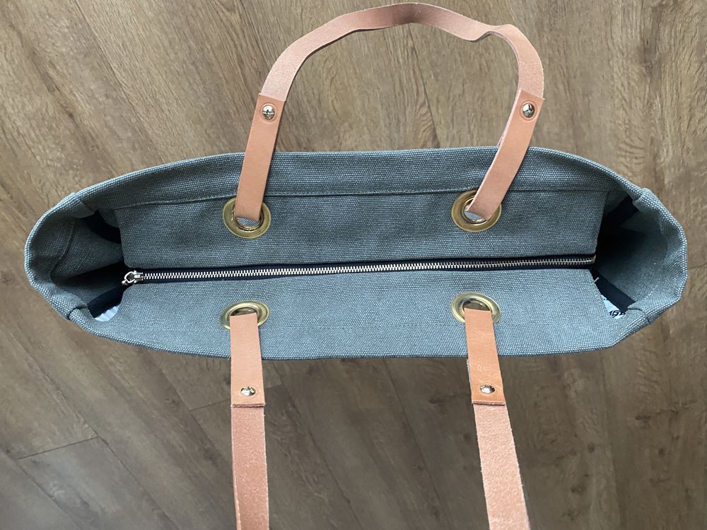 ANOMA – khaki torba typu shopper bag