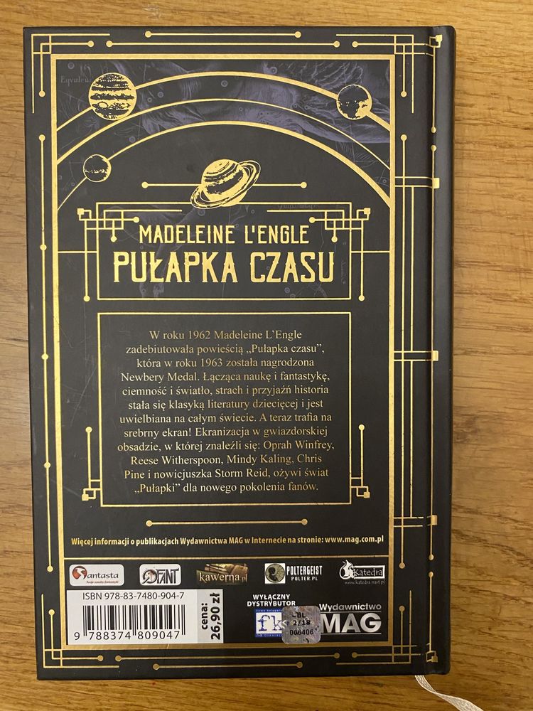 „Pułapka czasu” Madeleine L’ Engle