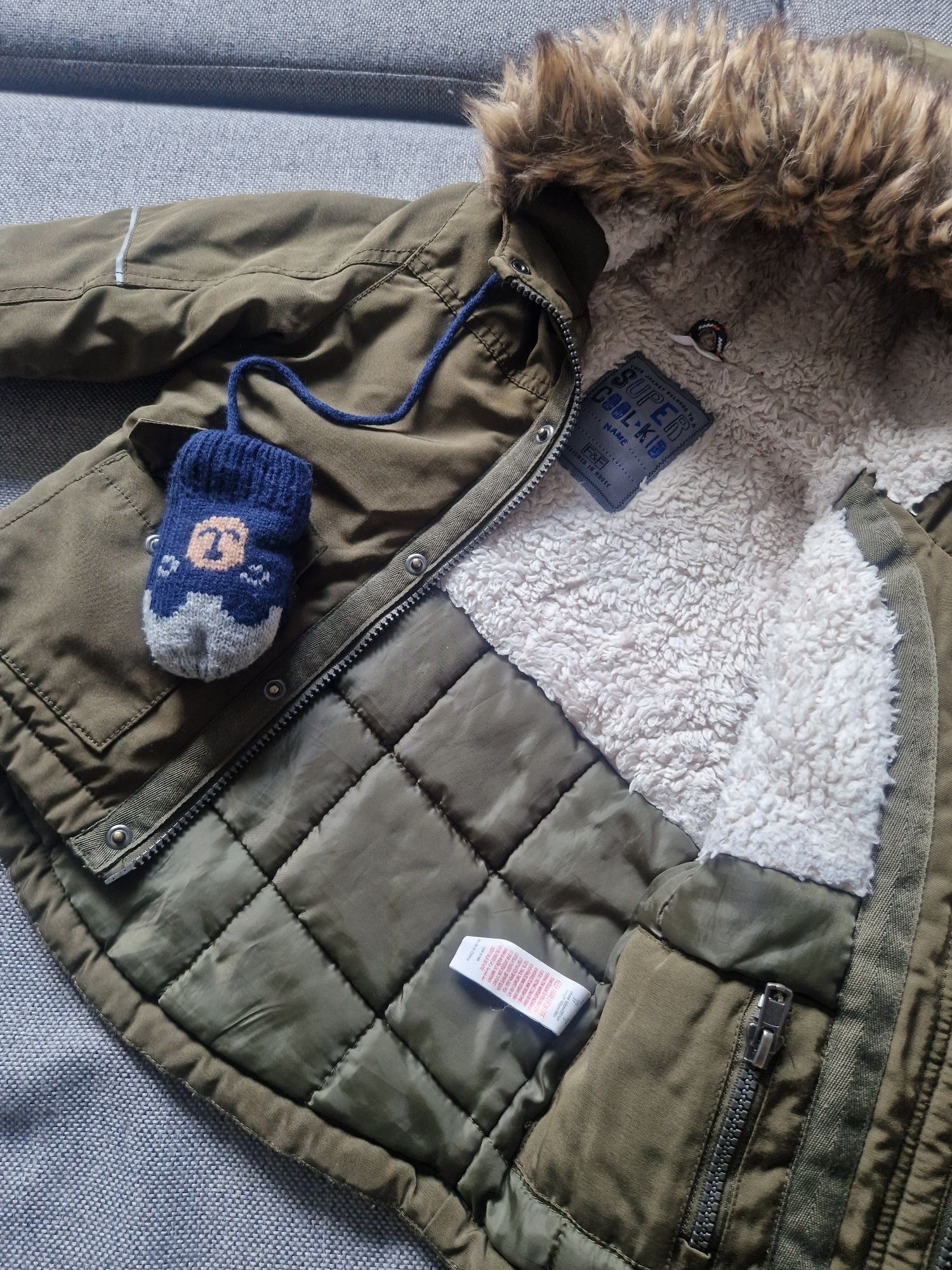 Parka F&F 92 + rekawiczki C&A