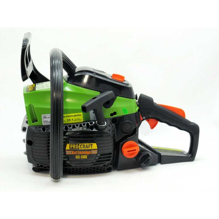 Бензопила Procraft GS-58X Высокооборотистая, 2 шины+2 цепи Топ продаж!