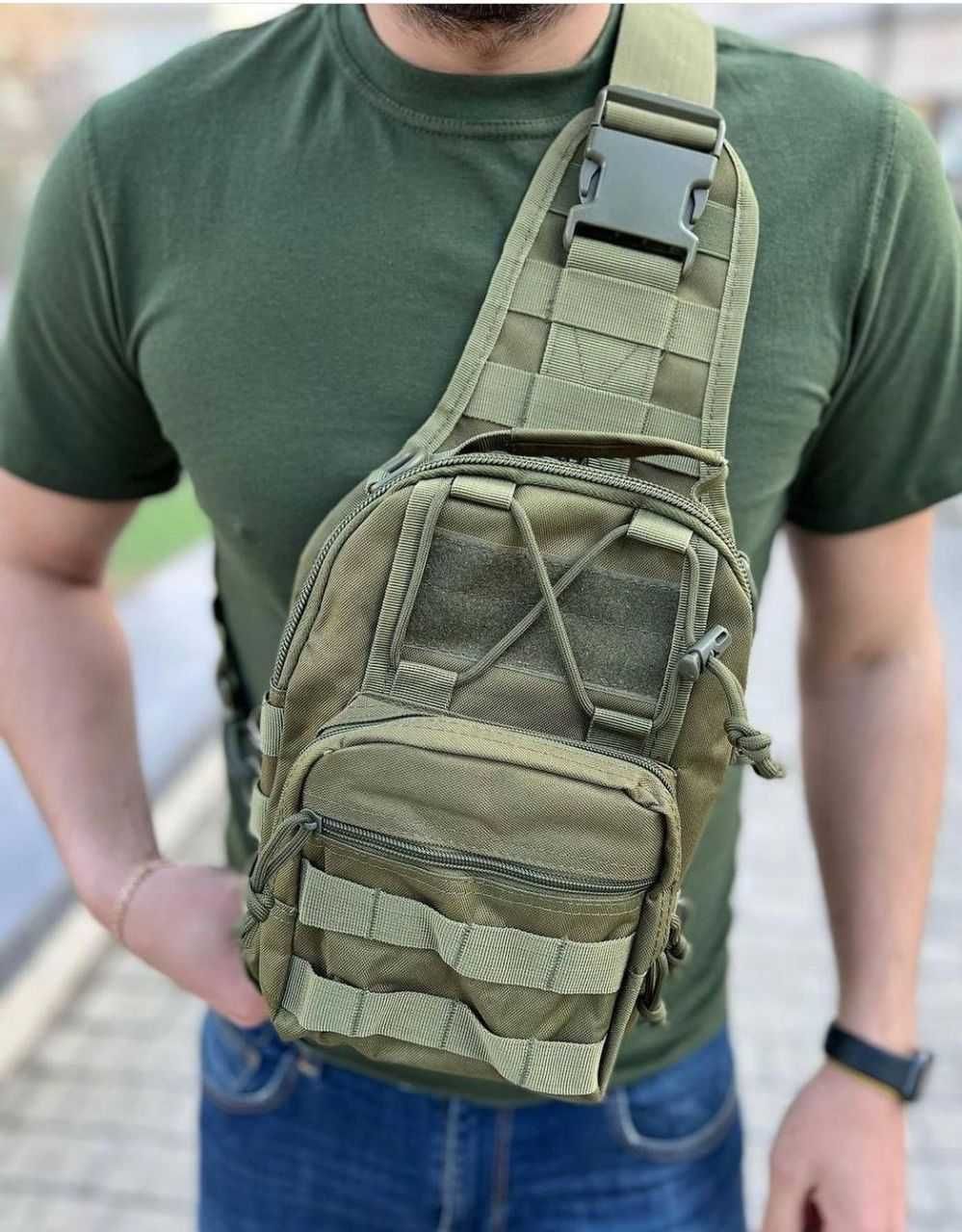 Тактична військова сумка, рюкзак через плече