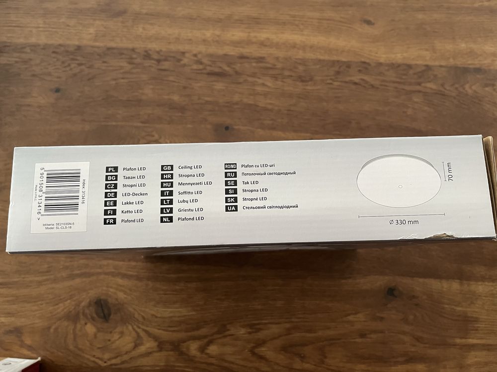 Plafon Led Polux Adar 18W czujnik