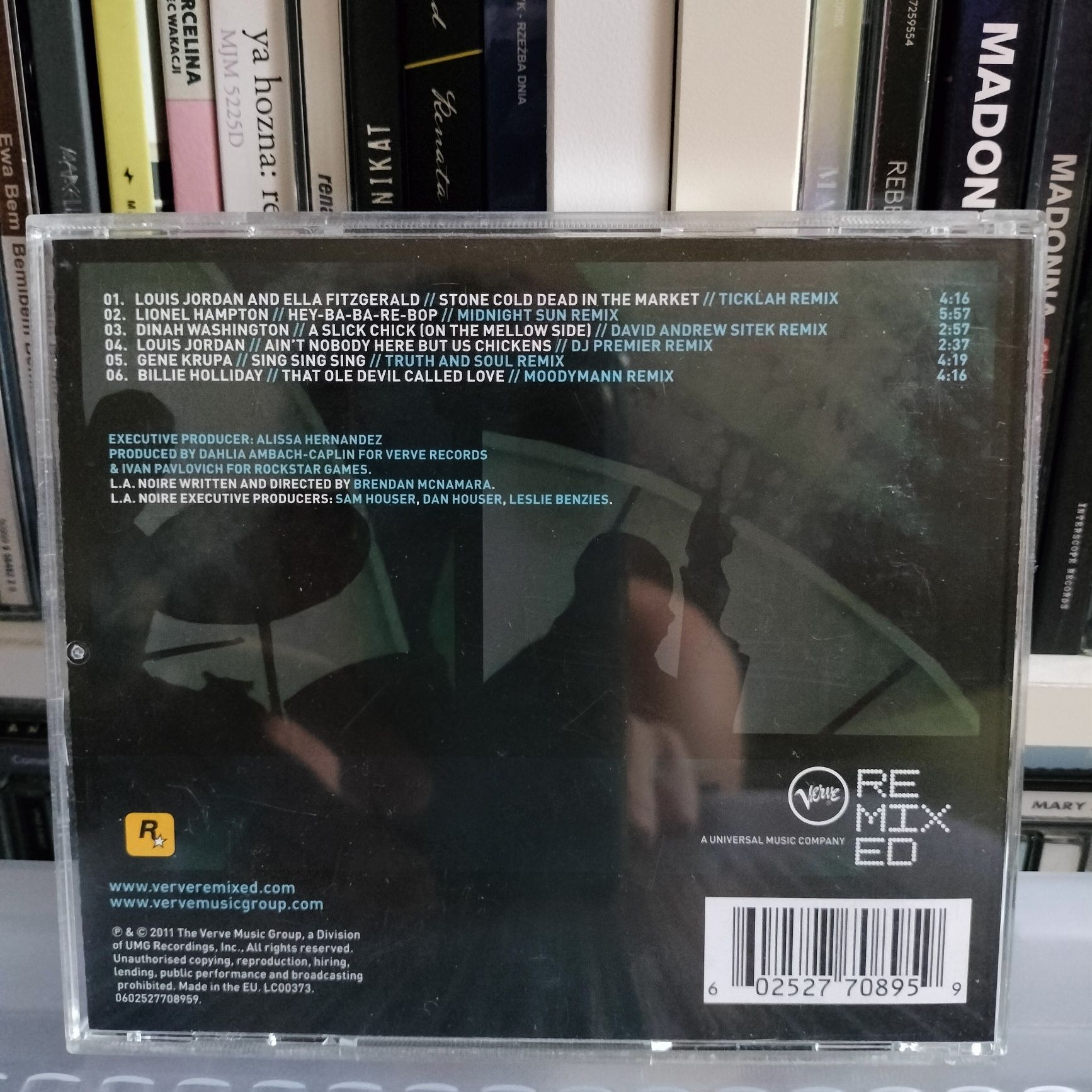 L.A. Noire Remixed Soundtrack CD