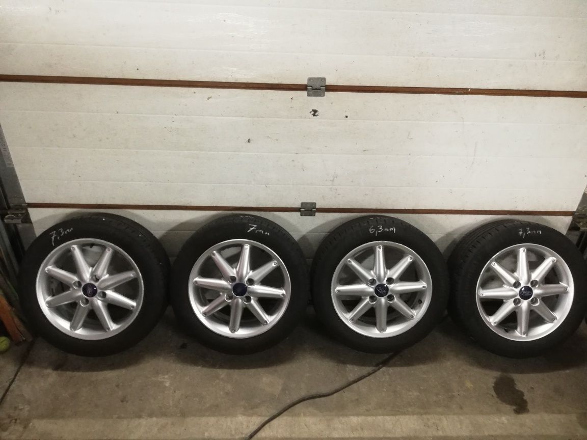 Koła letnie felgi aluminiowe 16 cali 4x108 195/55 R16 Fiesta Fusion