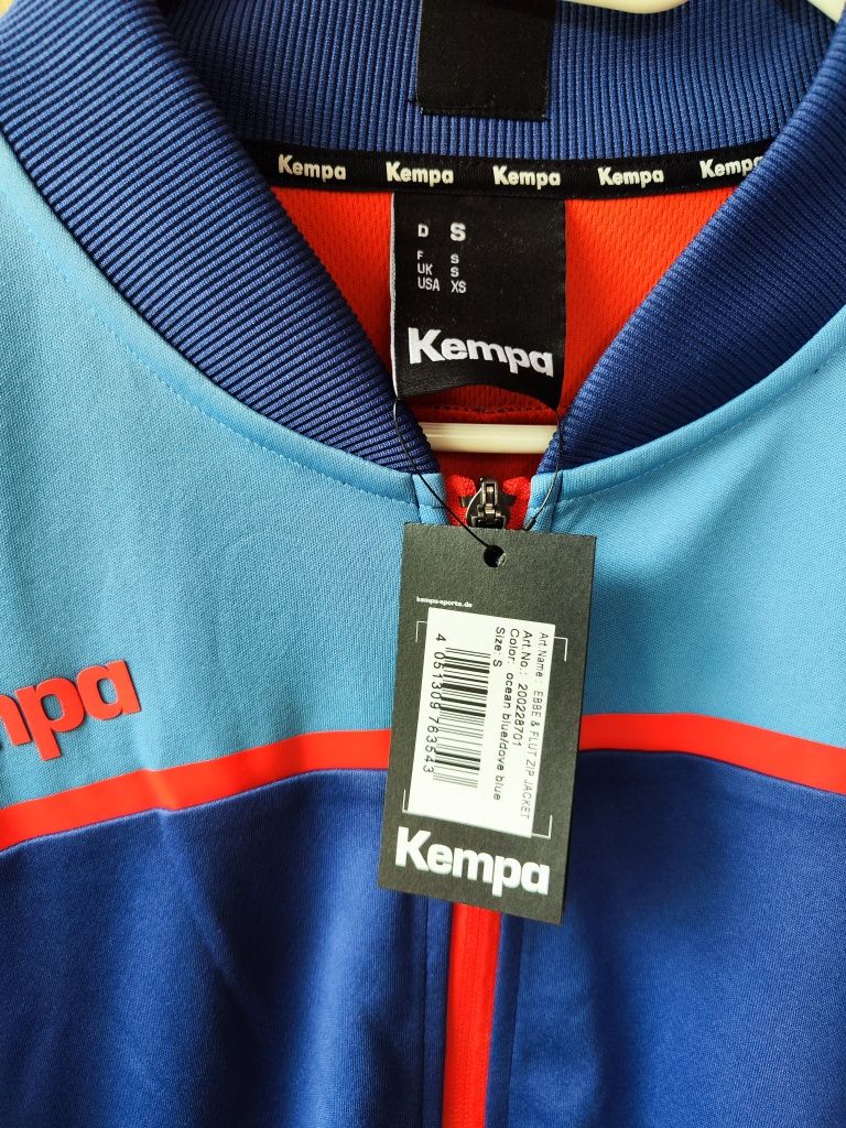 Bluza sportowa rozsuwana Kempa, rozmiar S, nowa z metką, kieszenie na