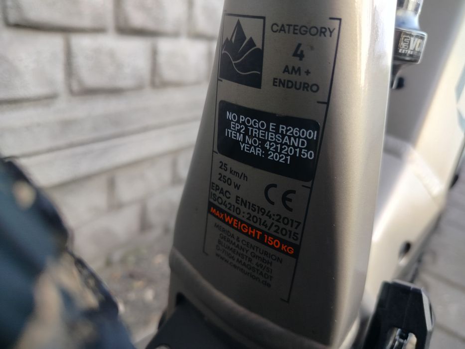 OKAZJA! Rower elektryczny enduro Centurion No pogo E R2600i Mka Bosch