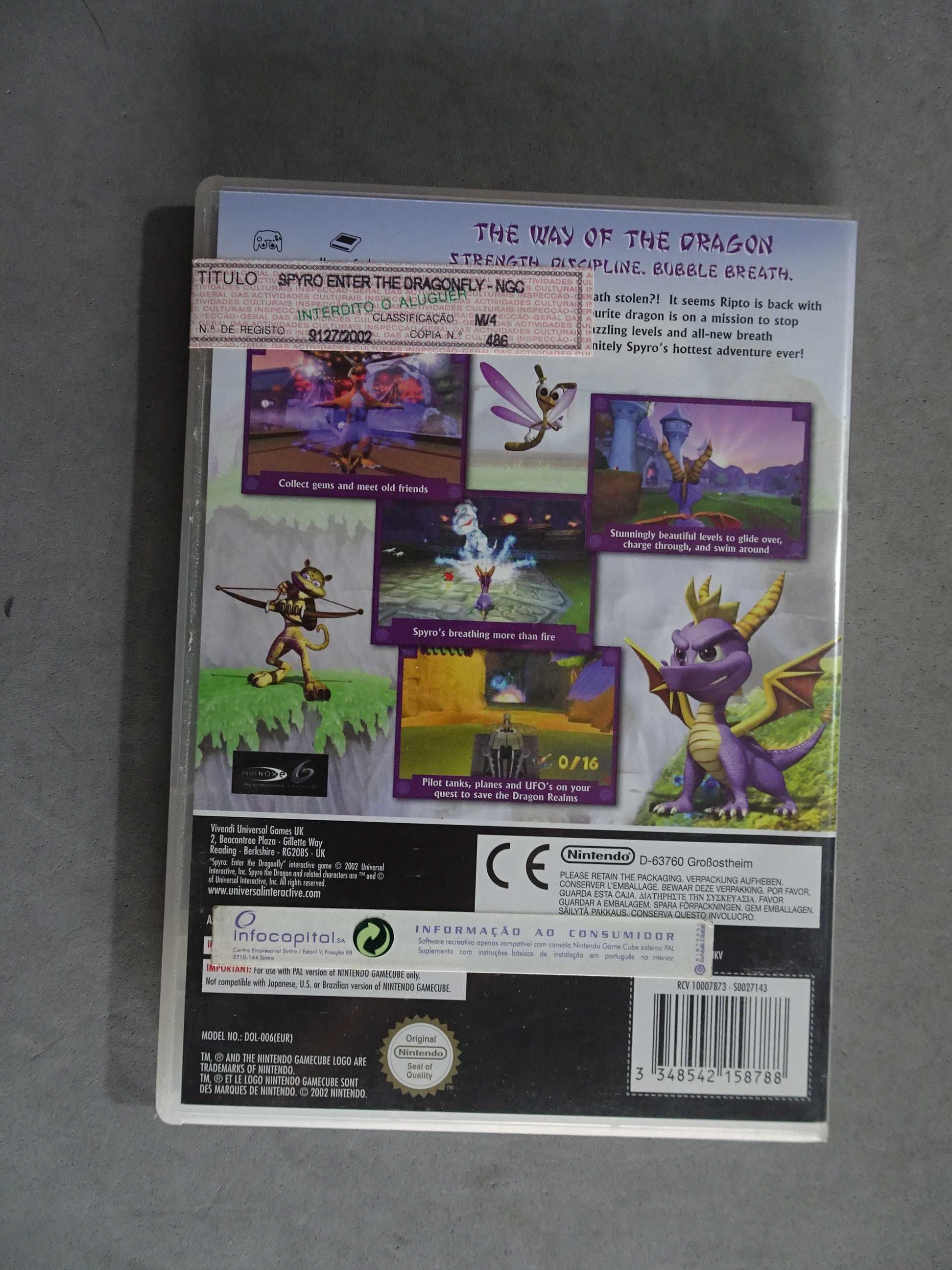 Jogo Gamecube Game Cube - Spyro Enter the Dragonfly