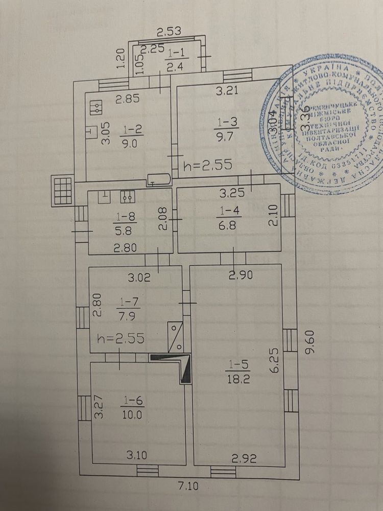 Дом 68 м2 на 3 Занасыпи