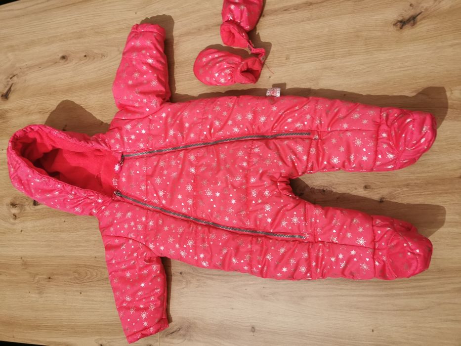 Kombinezon zimowy dla dziewczynki, 5 10 15, rozmiar 62