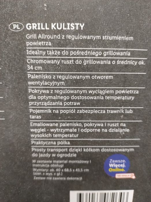 Grill kulisty Grill Meister