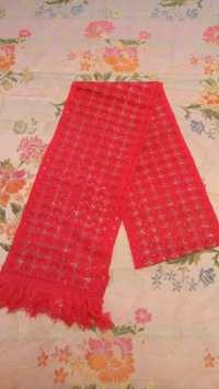 шарф розовый ажюрный (в наличии 3 шт.)