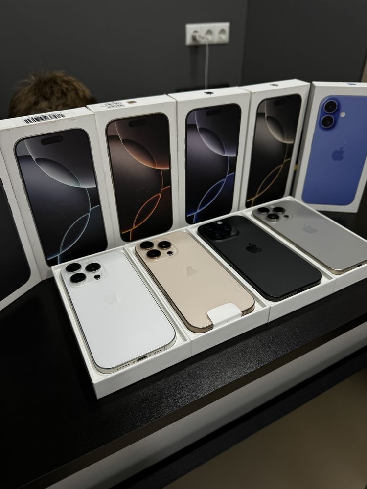 Нові iphone 16 pro/pro max 128/256/512/1tb all color
