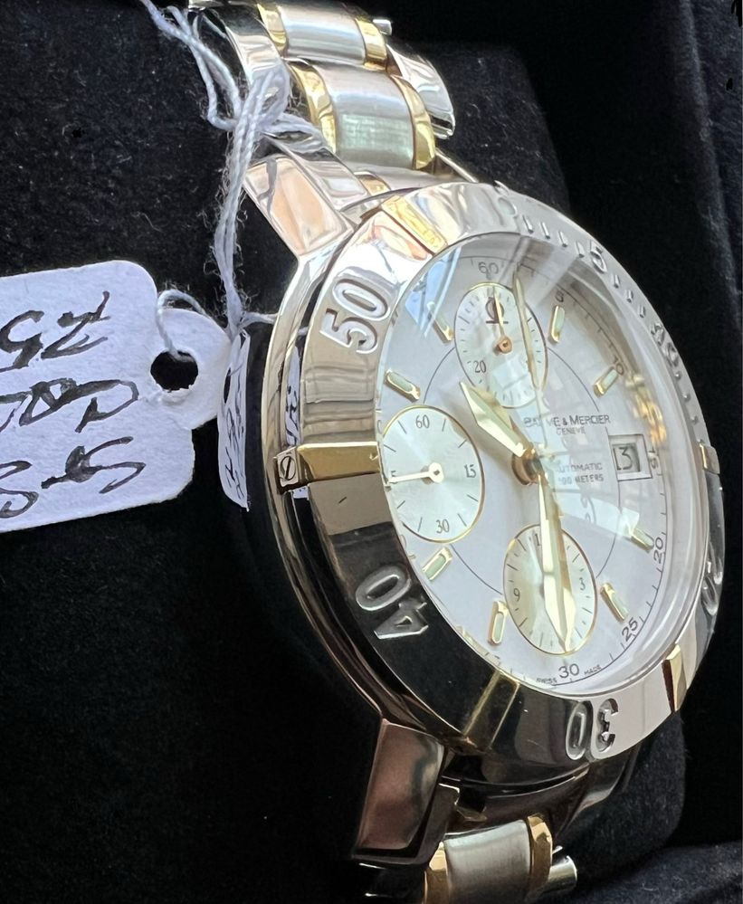 Годинники Baume&Mercier хронограф, Швейцарія,золото/сталь, як нові