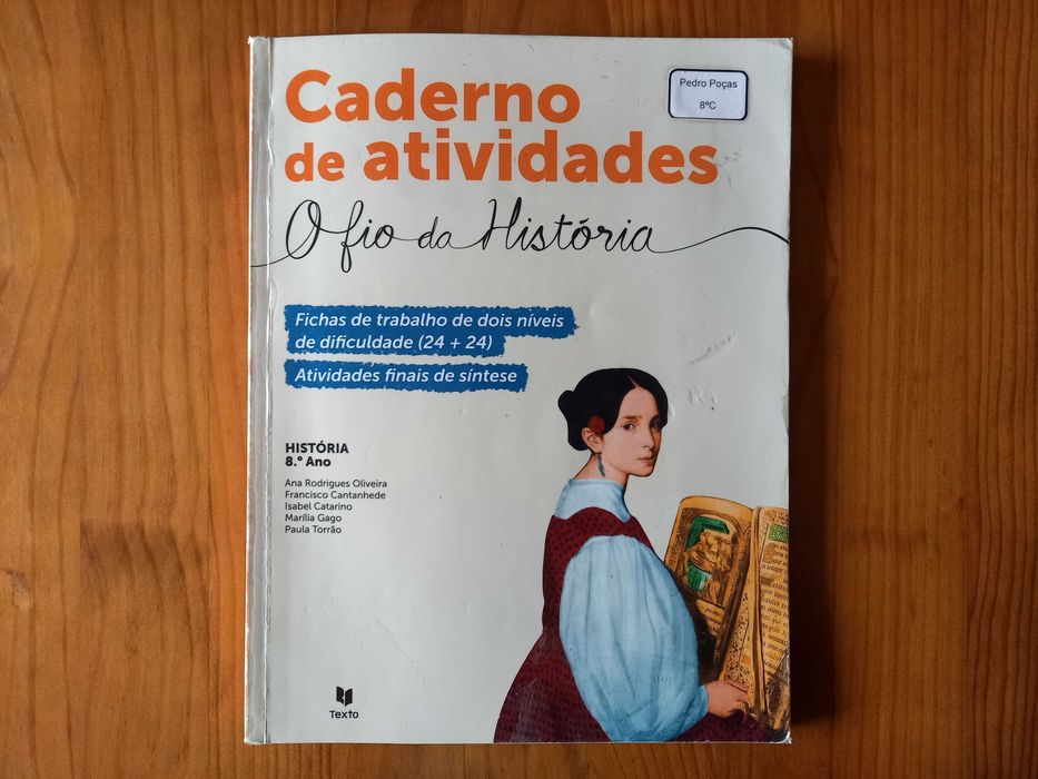 (COMO NOVO, PORTES GRÁTIS) O Fio da História 8: Caderno de Atividades
