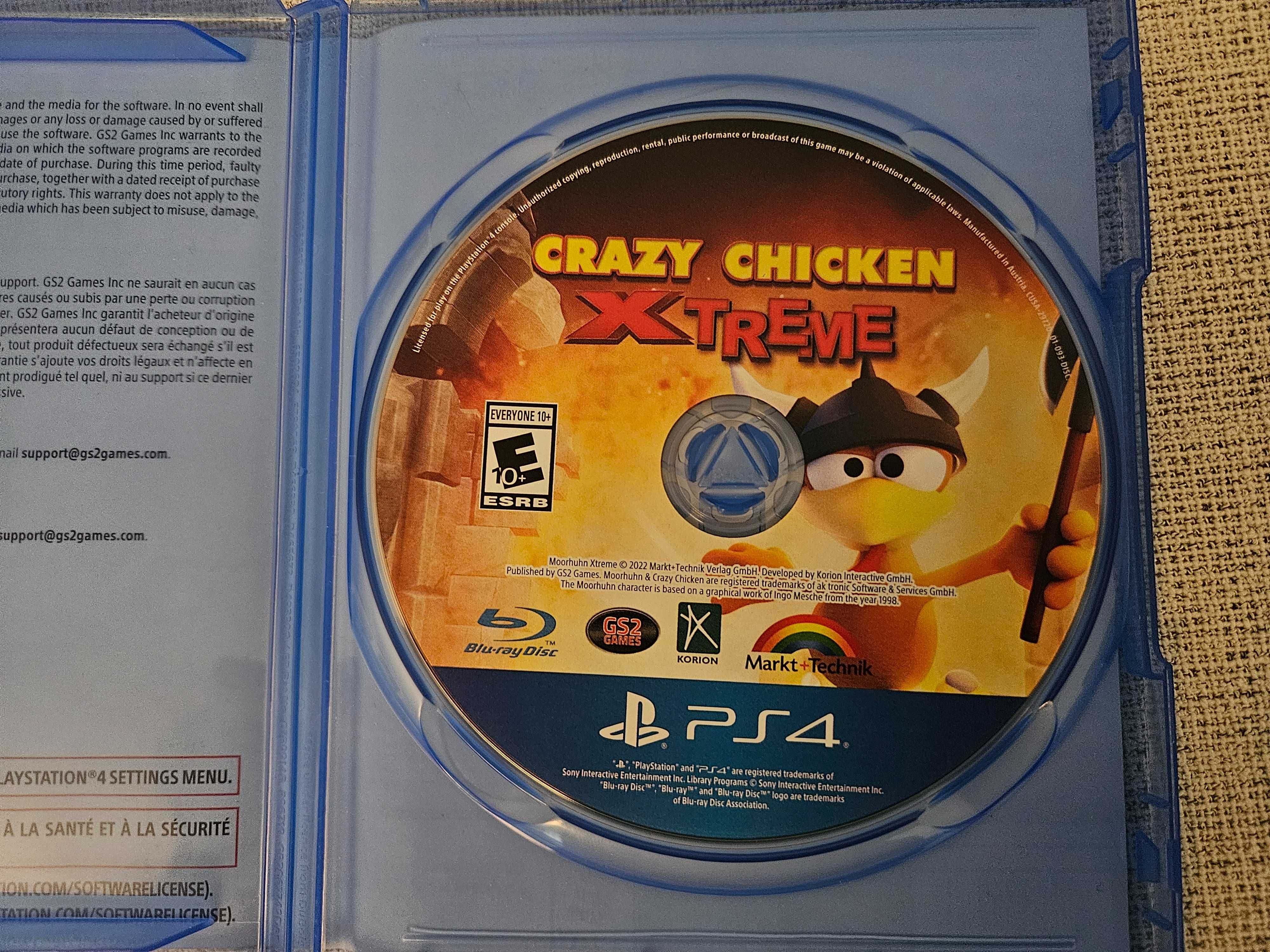 Crazy Chicken Xtreme gra PS4