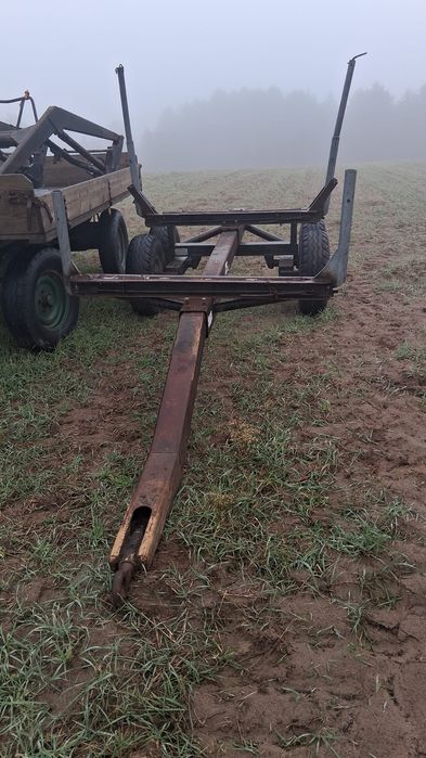 Dźwig leśny Żuraw FMW 5018 hds  + przyczepa5-7 ton  HDS Ramię 5 m