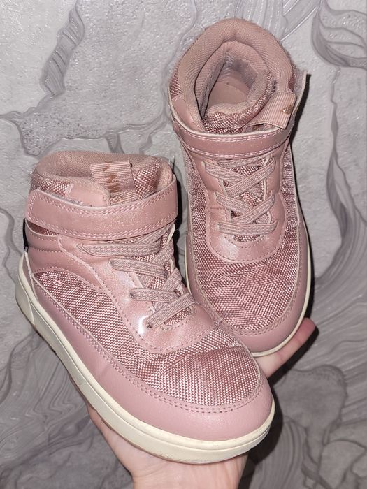 Хайтопы hm кроссовки hm кеды ботинки для девочки 17.5-18см 27,28 р