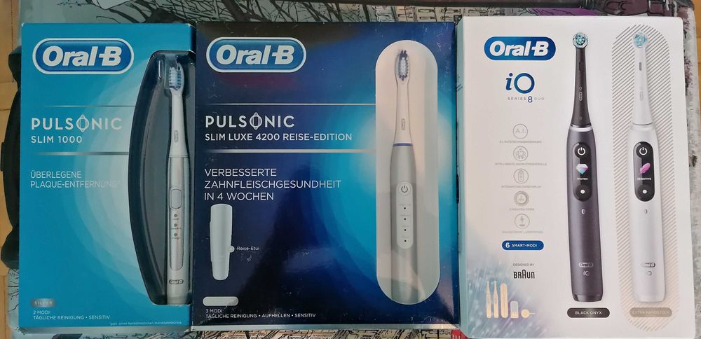 Oral-b Pulsonic 1000 і 4200та іо8