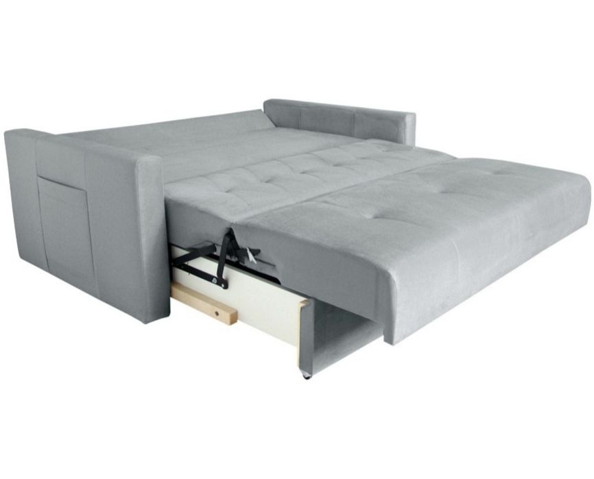 Sofa amerykanka, szara Bomo 3 (166 cm)