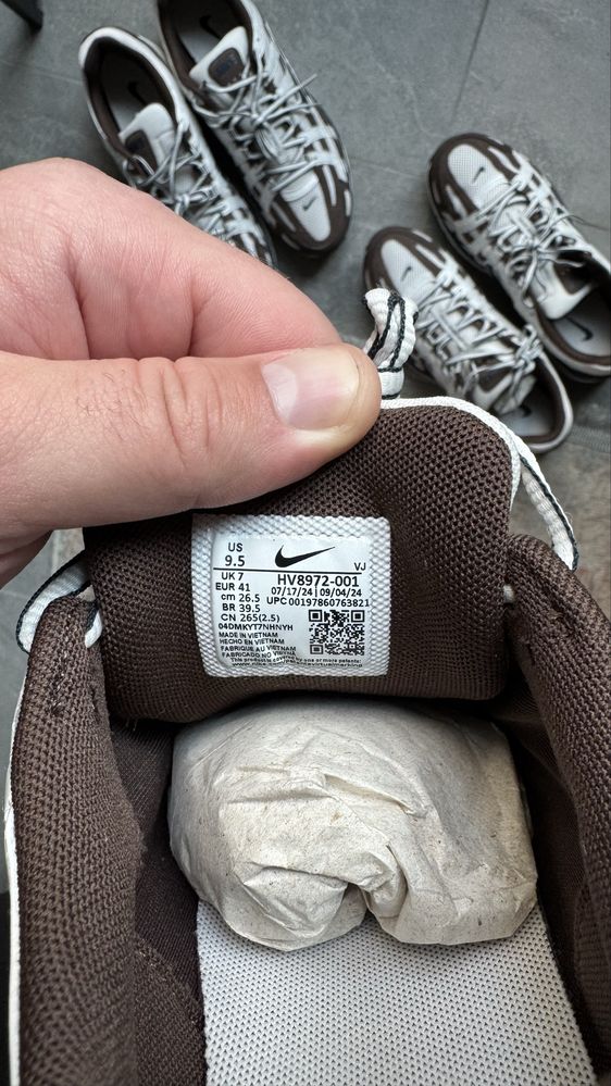 Nike P-6000 Black Brown Sail Оригінал