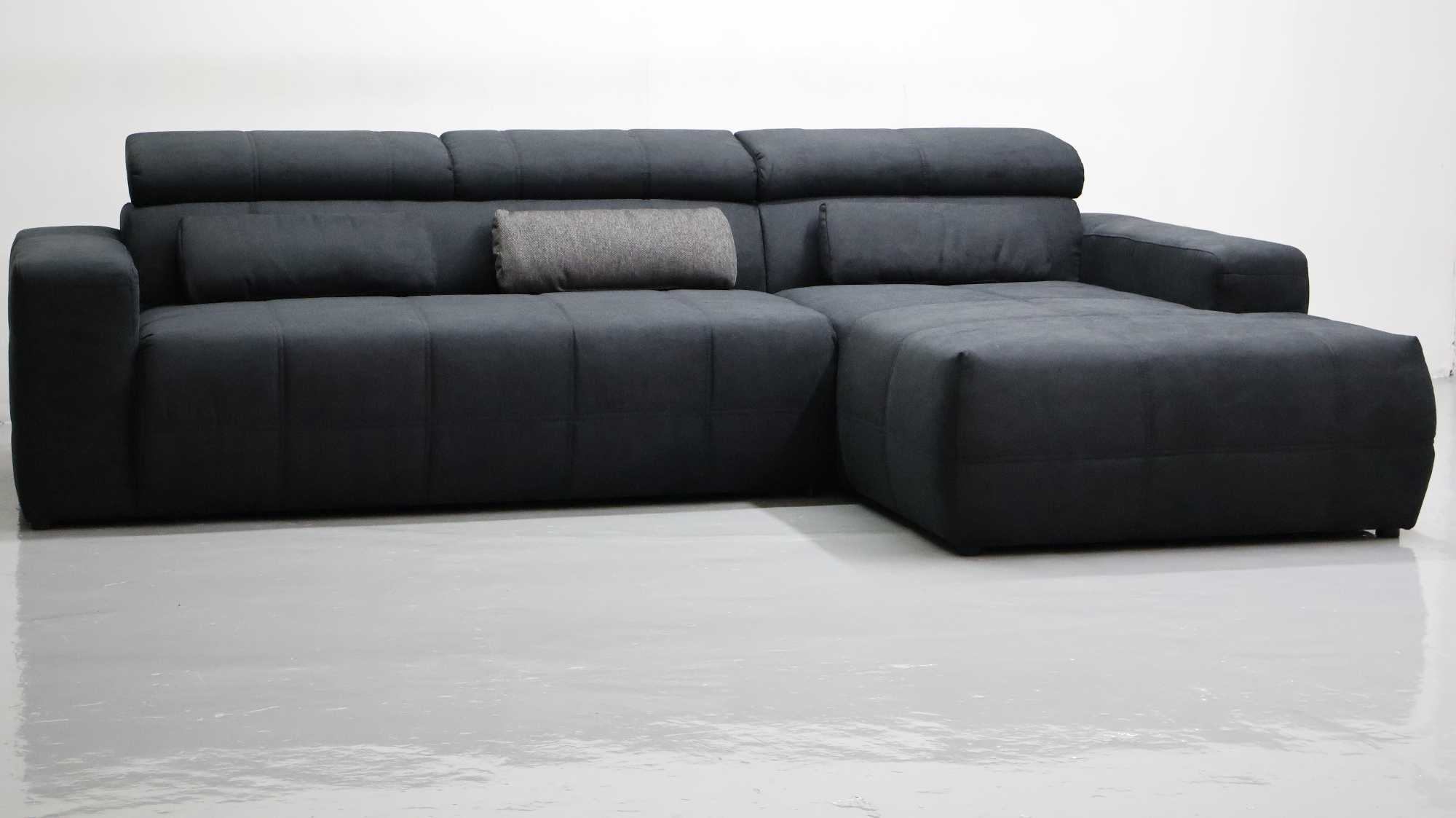 TCA DESIGN narożnik regulowane zagłówki rogówka sofa kanapa tkanina