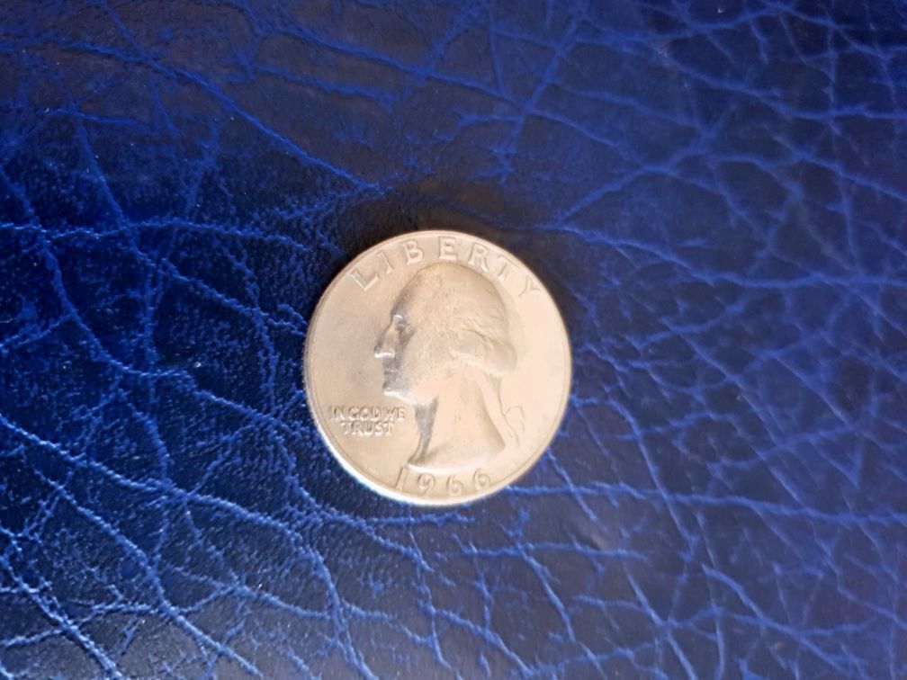 Ćwierćdolarówka 1966 stan idealny quarter dollar unikat