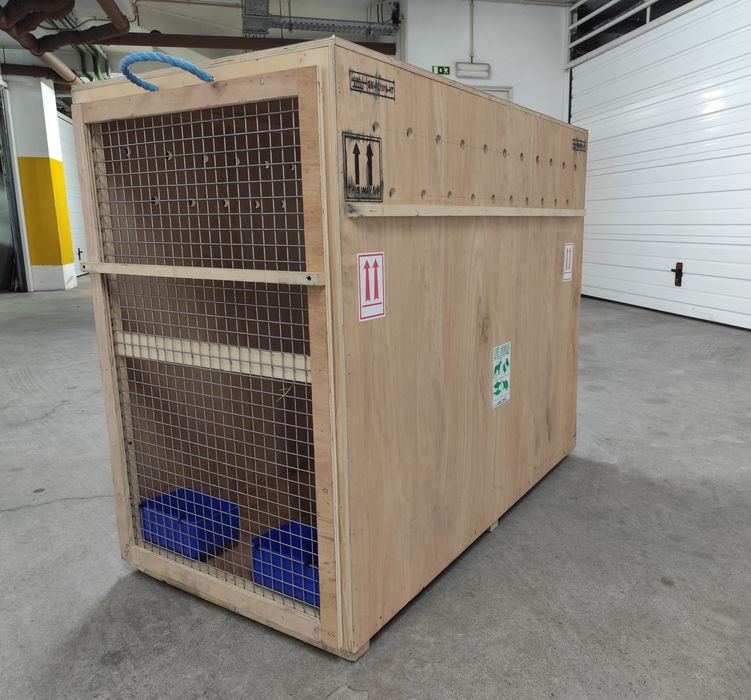 Caixa transporte animais de grande porte e perigosos