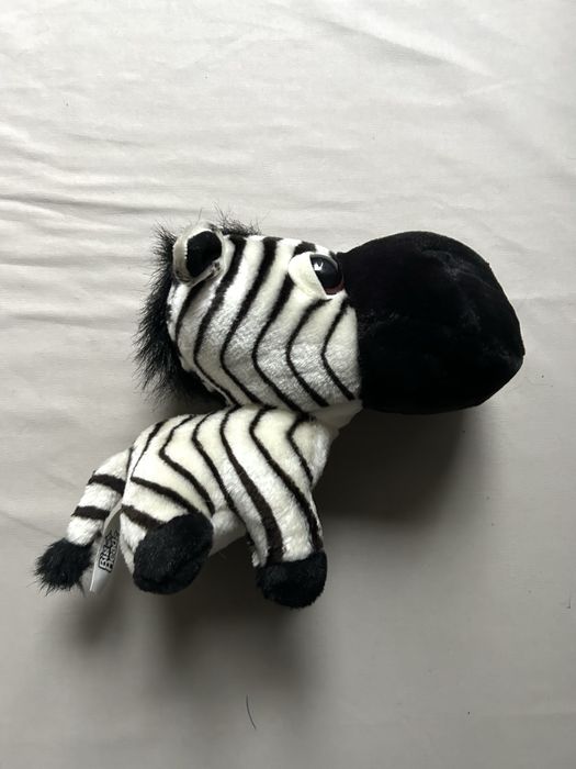 Pluszowa zebra Big Headz nowa maskotka z dużą głową mięciutka i urocza