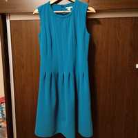Klasyczna sukienka w kolorze morskim H&M r. 44,