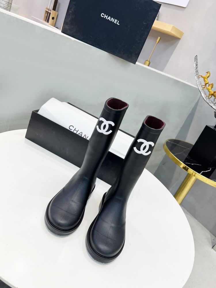 Резиновые сапоги chanel.premium.сапоги chanel.