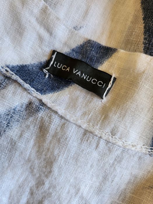 Льняное платье миди оверсайз Luca Vanucci лён