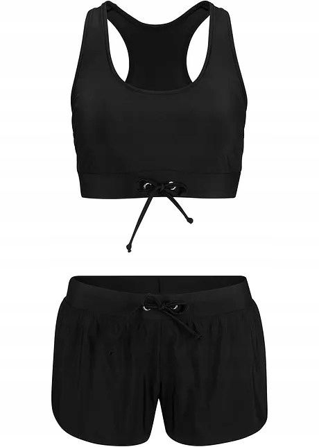 B.P.C bikini z szortami czarne ^40