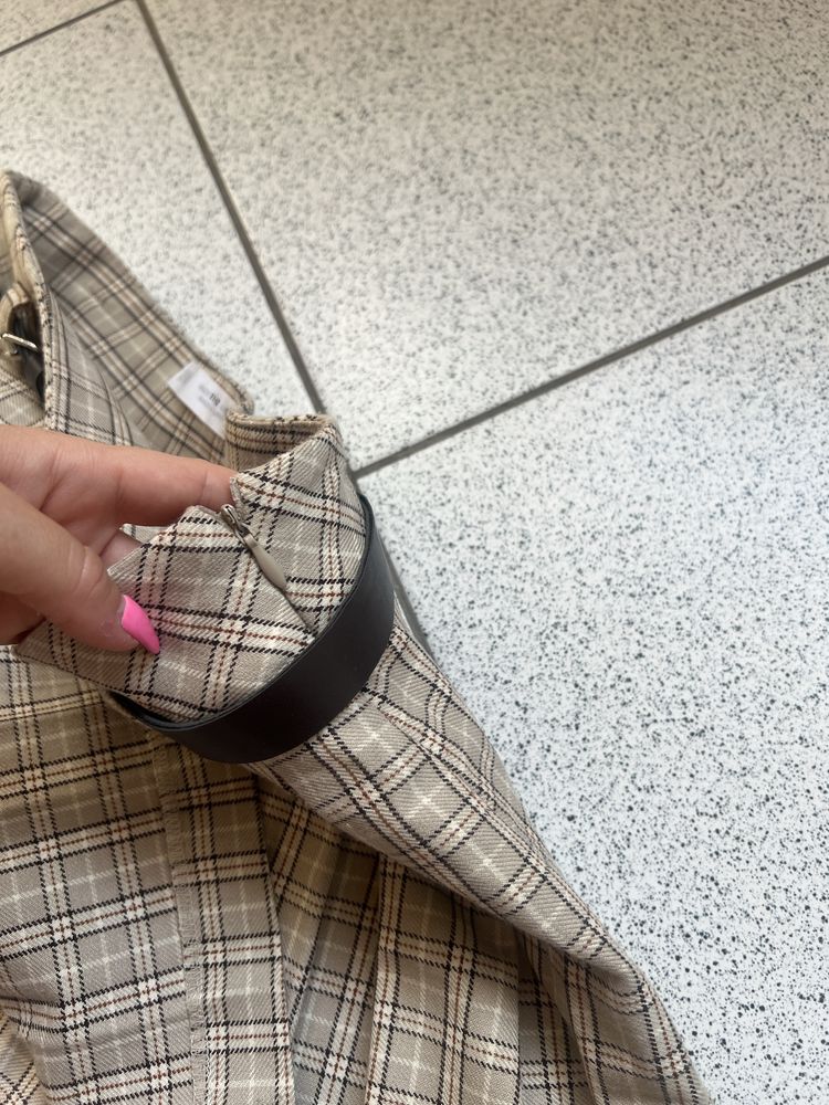Spódniczka Zara 152 elegancka plisowana rozkloszowana spódnica
