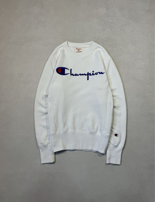 Свитшот Champion плотный белый женский (оригинал)