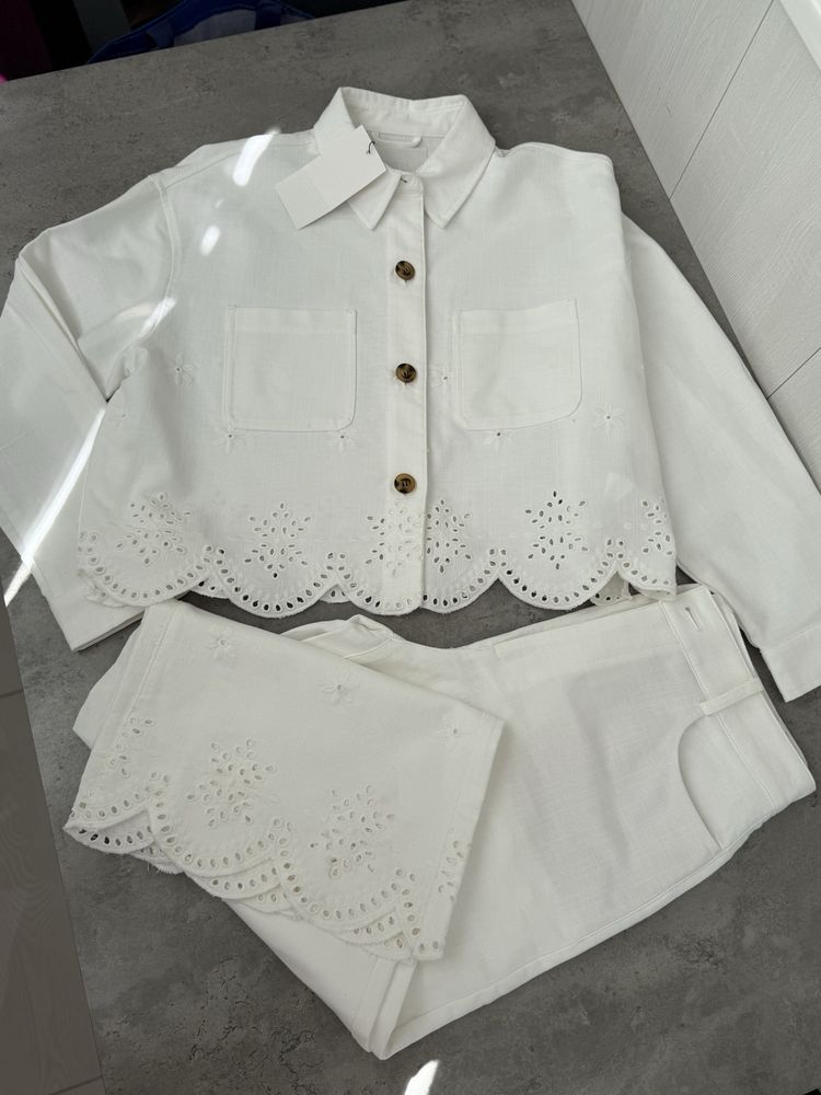 Костюм Zara тонкий джинс