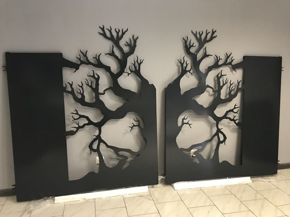 Brama Furtka Przesło ocynkowane malowane proszkowo Antracyt 7016