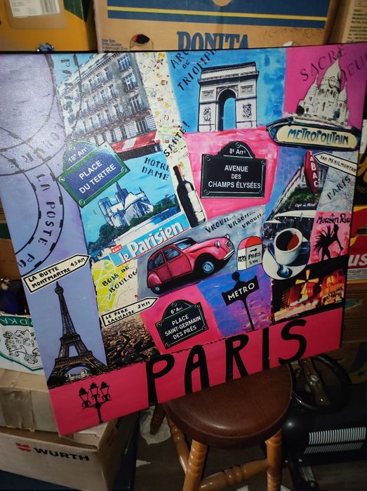 Piękny duży  młodzieżowy obraz