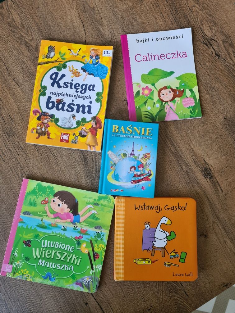 Baśnie z czterech stron świata ulubione wierszyki Calineczka