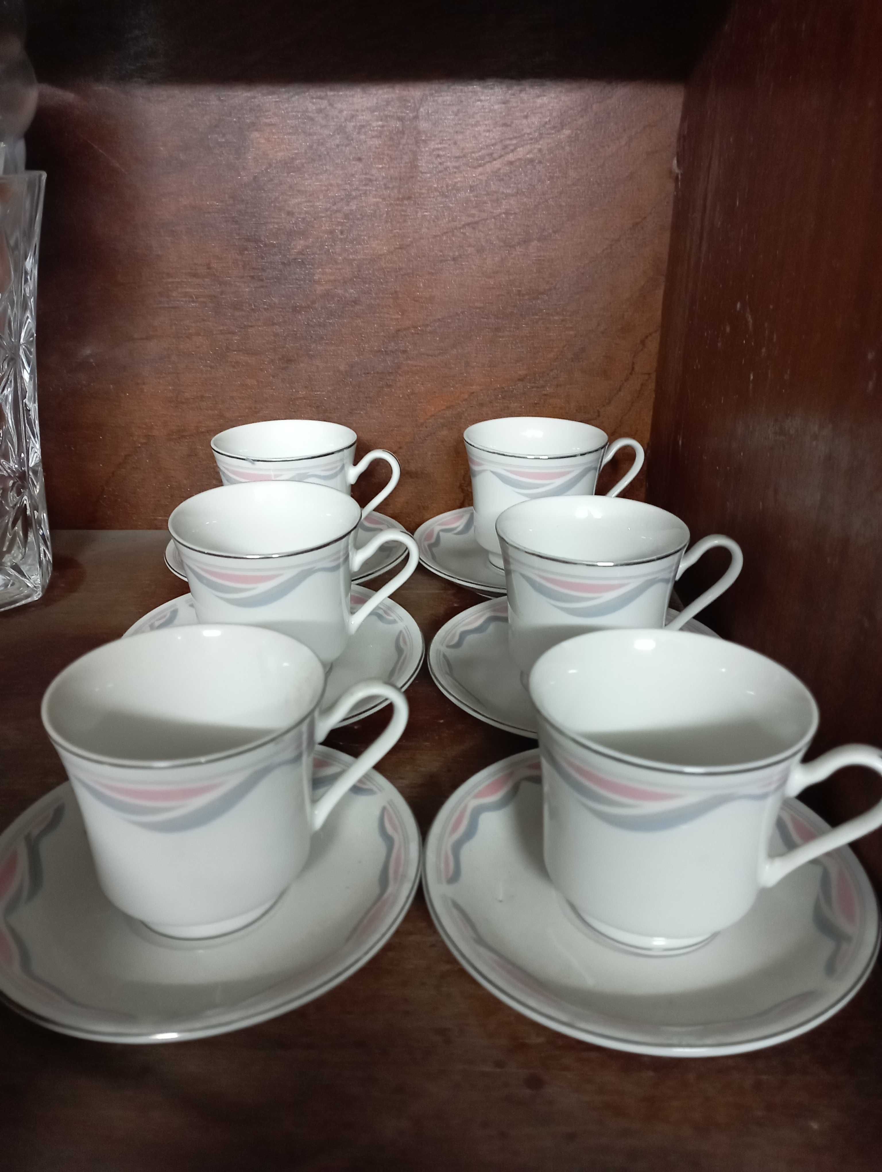 Chávenas de café porcelana fina