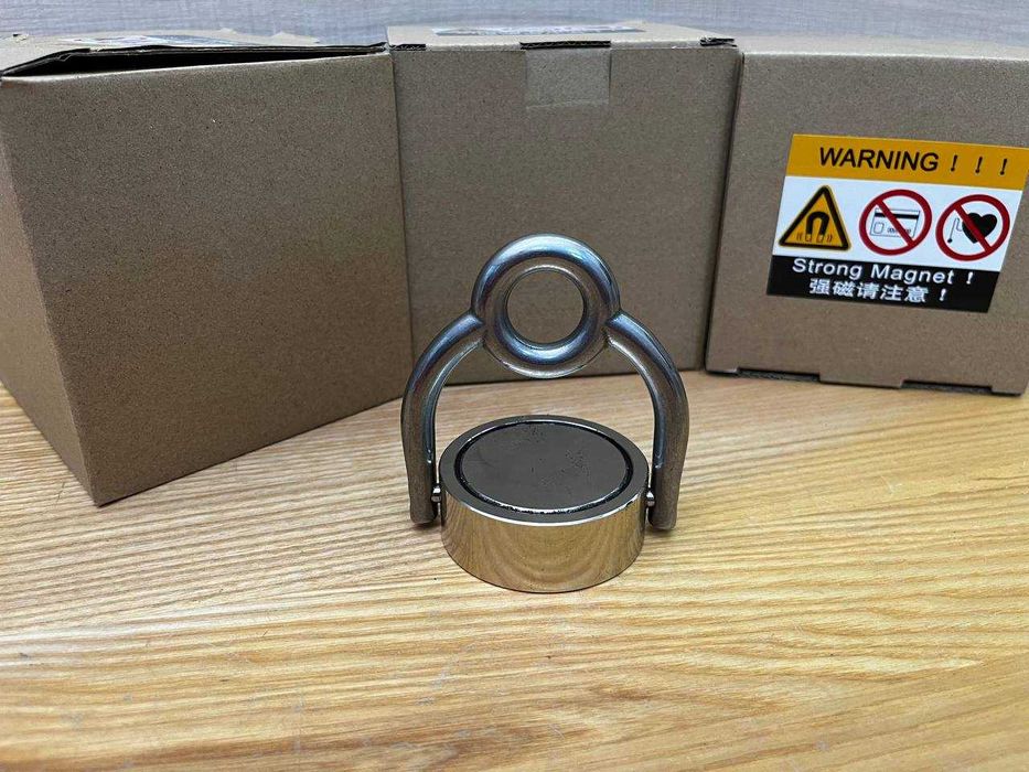 200кг Магніт + Мотузка | Рухоме кріплення | Двосторонній | LNM 60-4