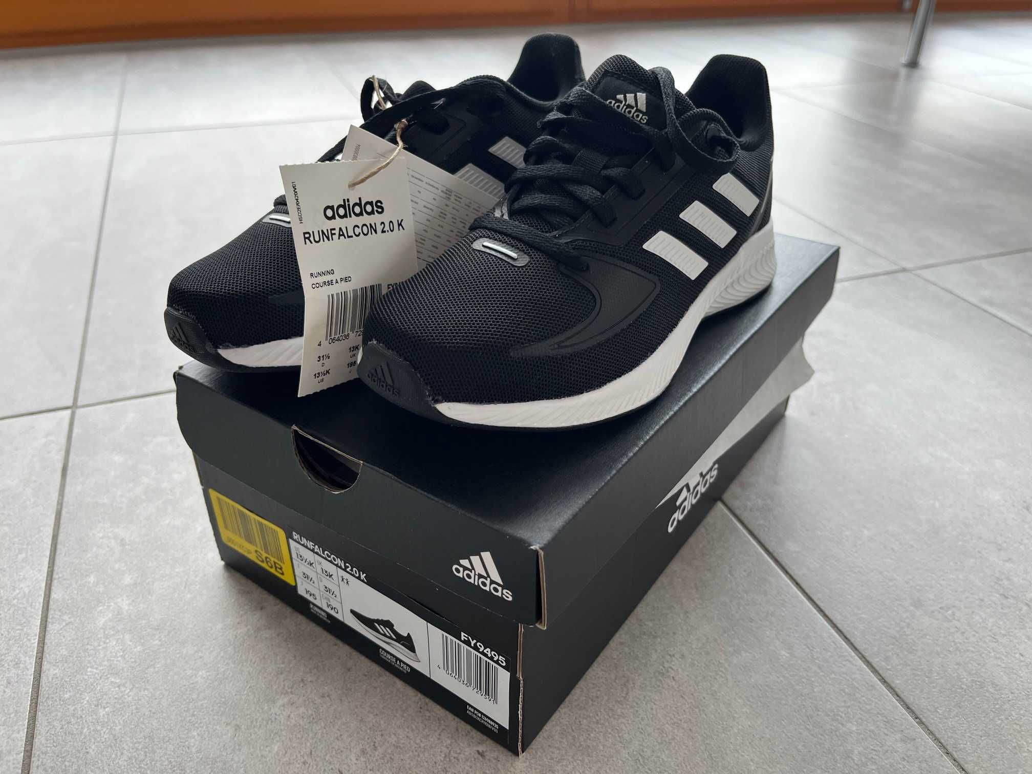 Buty dla dzieci Adidas Runfalcon 2.0 - rozmiar 31,5 - NOWE
