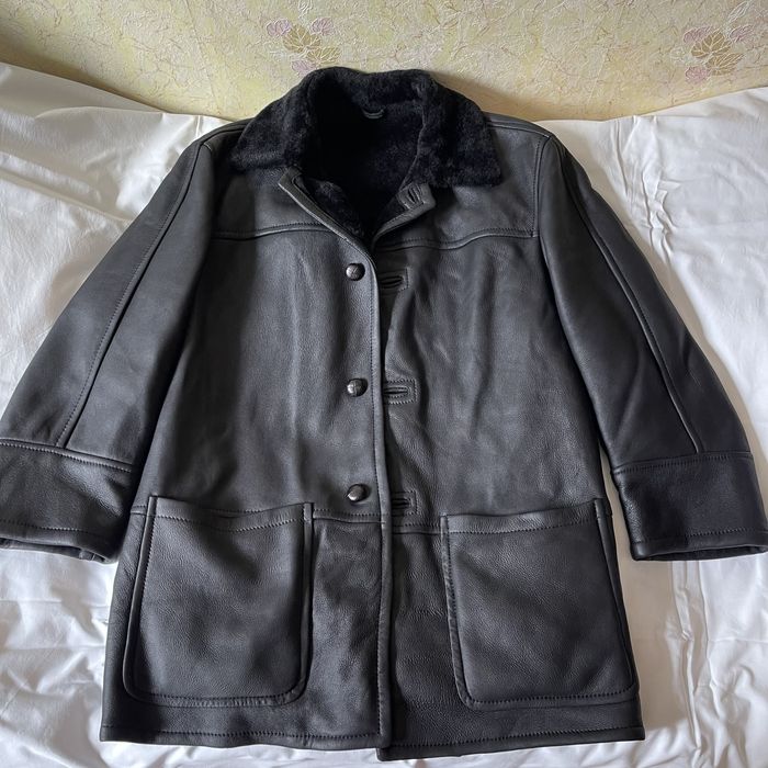 Дублянка чоловіча італійська оригінальна shearling