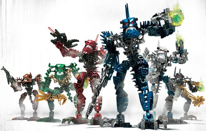 Bionicle Lego Piraka completo
