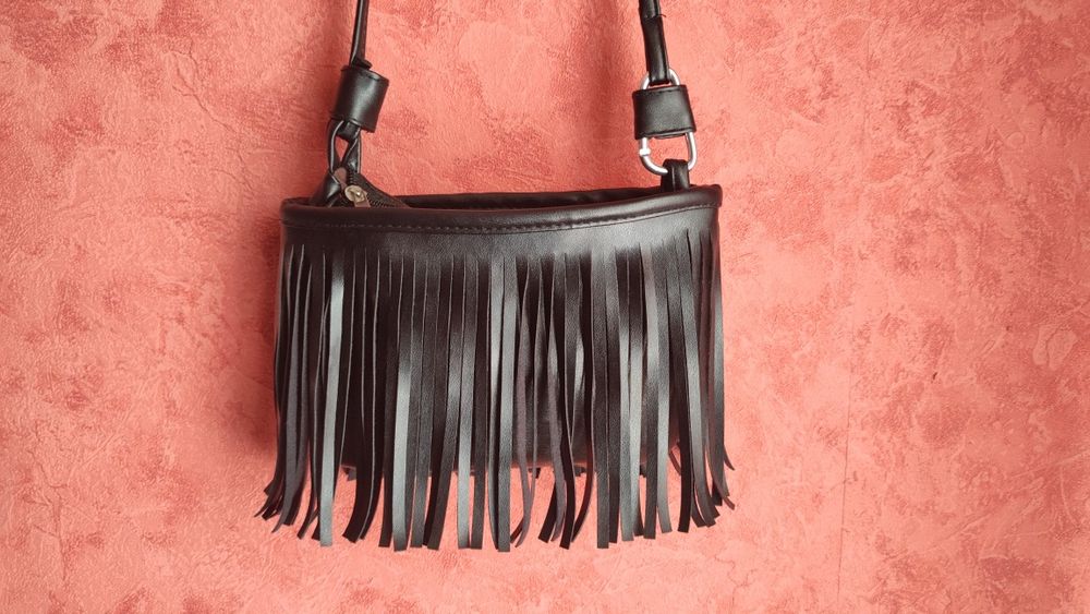 Сумка, сумочка, клатч с бахромой