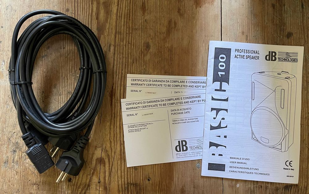 dB Technologies Basic 100 Aktywny zestaw głośnikowy (kolumny)